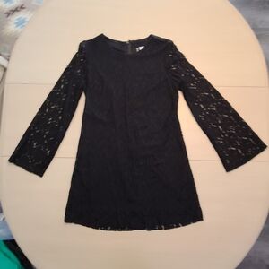H&M Black Lace Long Sleeve Dress